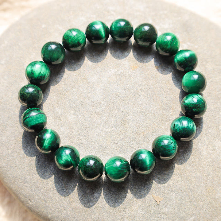 Buddha Stonesタイガーアイ成長ヒーリングエネルギーブレスレット