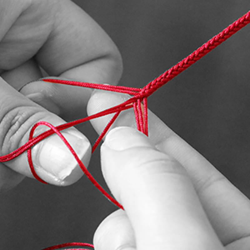 Buddha Stonesハンドメイド チベットシルバー 925 スターリングシルバー ザキラム 富の女神 ラクダの骨 守護 編み込みブレスレット