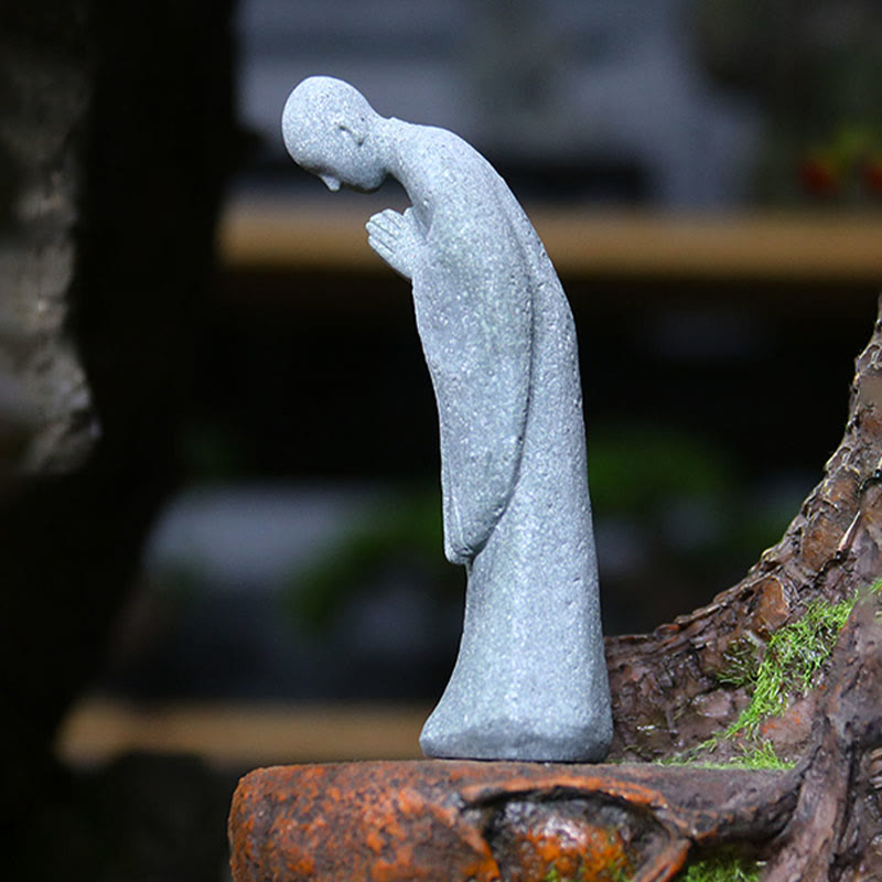 Buddha Stones瞑想 仏陀 僧侶 静寂 家の装飾