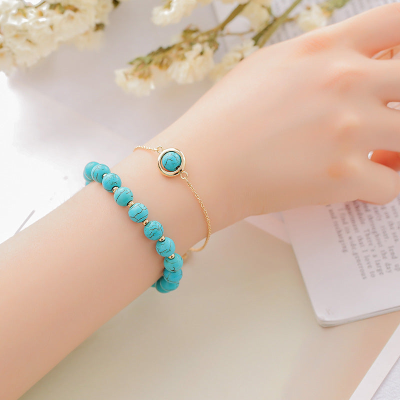 サンストーン ストロベリークォーツ クリスタル ガーネット ポジティブ パワーストーンブレスレット Buddha Stones
