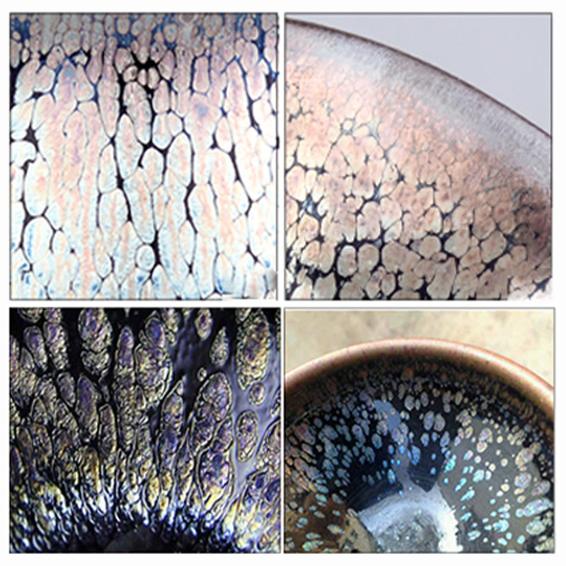 Buddha Stones手作りクラゲ龍鱗模様中国剣璽陶器ティーカップ天目カンフーティーカップ