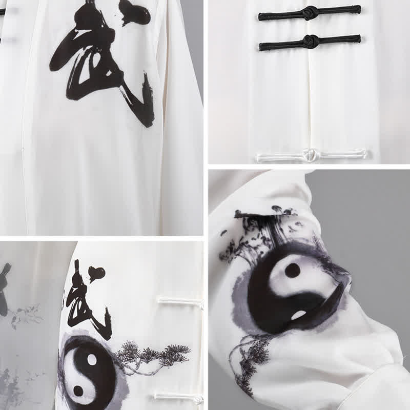 Buddha Stones3個 陰陽樹 太極拳 スピリチュアル 禅 練習 瞑想 祈り ユニフォーム ユニセックス 服セット
