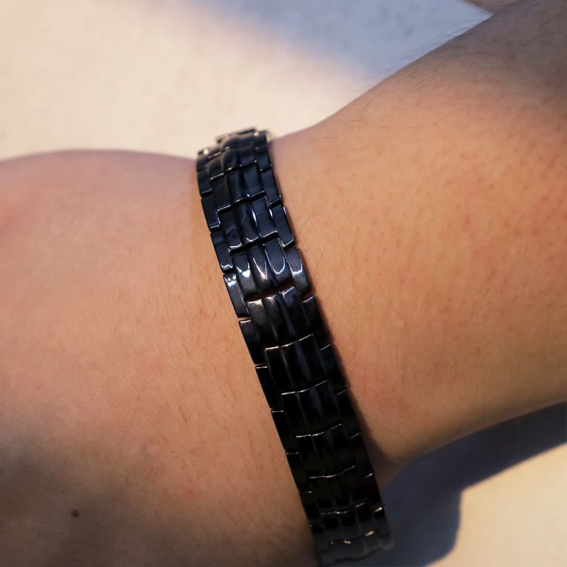 ヴィンテージ マグネティック ソリッド銅 カフブレスレット バングル