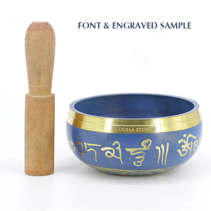 Buddha Stonesチベットサウンドボウル手作りリラクゼーション瞑想祈りシンギングボウルセット