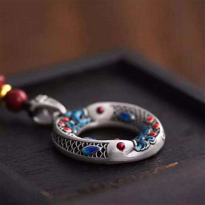 Buddha Stonesの平和バックル銅富幸運ネックレスペンダント