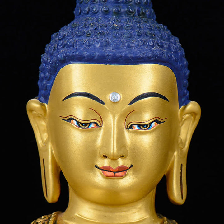 釈迦牟尼仏慈悲の銅像装飾