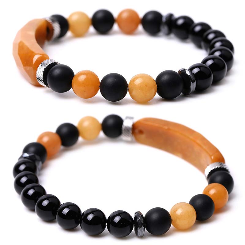 Buddha Stones天然クリスタルブルーアベンチュリンヒーリングブレスレット