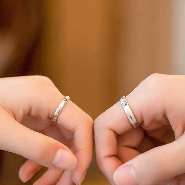 Buddha Stones925 スターリングシルバー十二支誕生仏の祝福 カップルリング