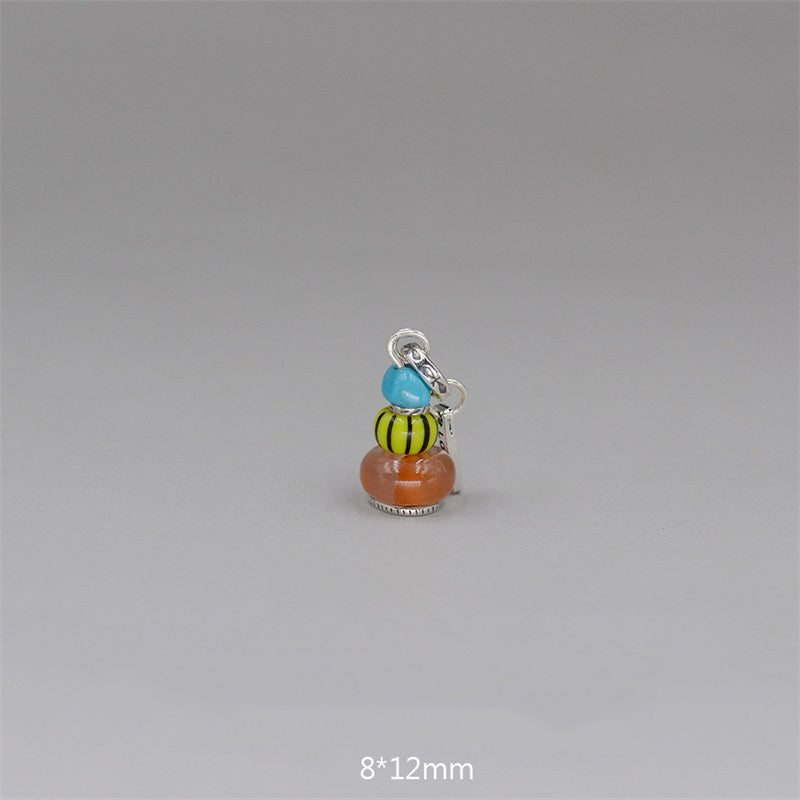 Buddha Stones禅ケアン ラブラドライト 各種クリスタル 落ち着いたペンダントネックレス - ターコイズ&レッドアゲートペンダント 8×12mm - image 32