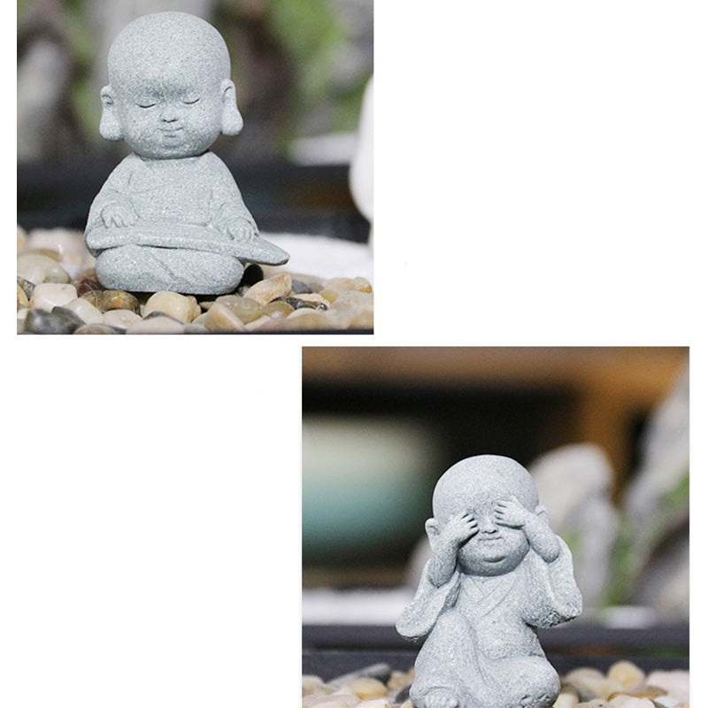 Buddha Stones瞑想 祈り 僧侶 仏像 静寂 室内装飾 - image 19