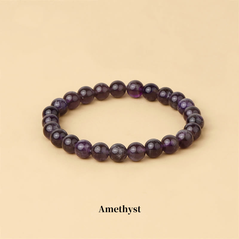 Buddha Stones 天然石クォーツ ヒーリングブレスレット