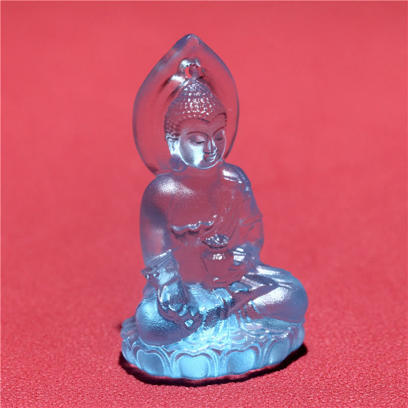 Buddha Stonesブルー 如来仏 薬師如来 瑠璃水晶 静寂のお守り ネックレス ペンダント - image 8
