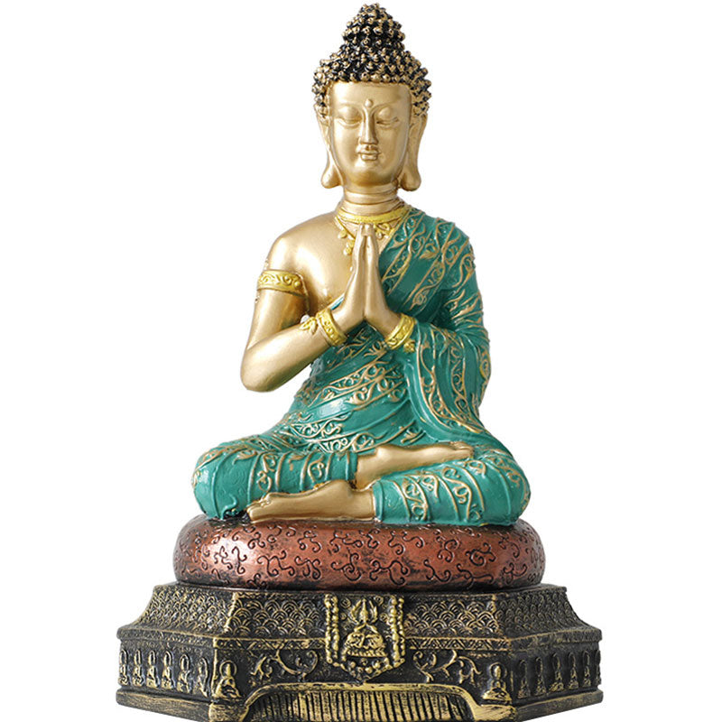 Buddha Stones仏陀慈悲の樹脂像装飾 - image 10