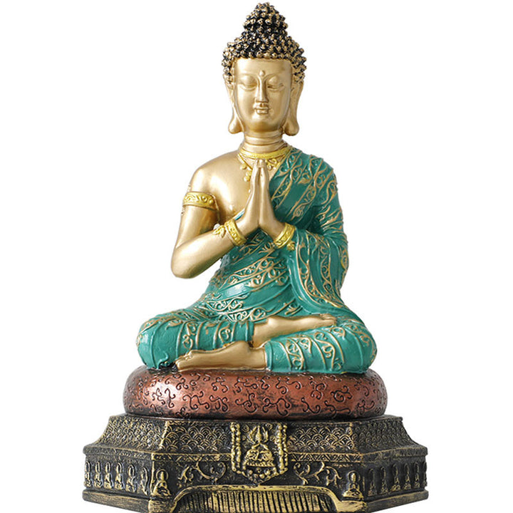 Buddha Stones仏陀慈悲の樹脂像装飾 - image 10