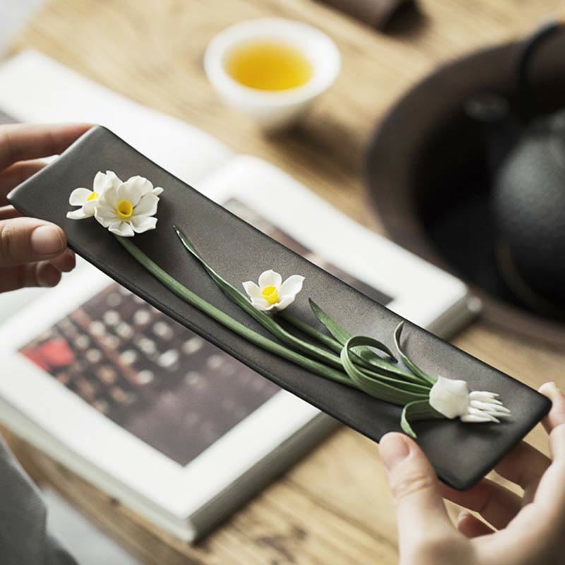 Buddha Stones蓮 牡丹 バラの花 陶器 スピリチュアル 香炉
