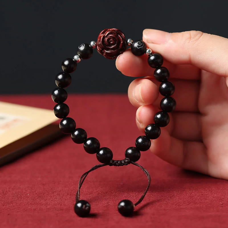 Buddha Stones小葉紫檀スースブレスレット - image 3