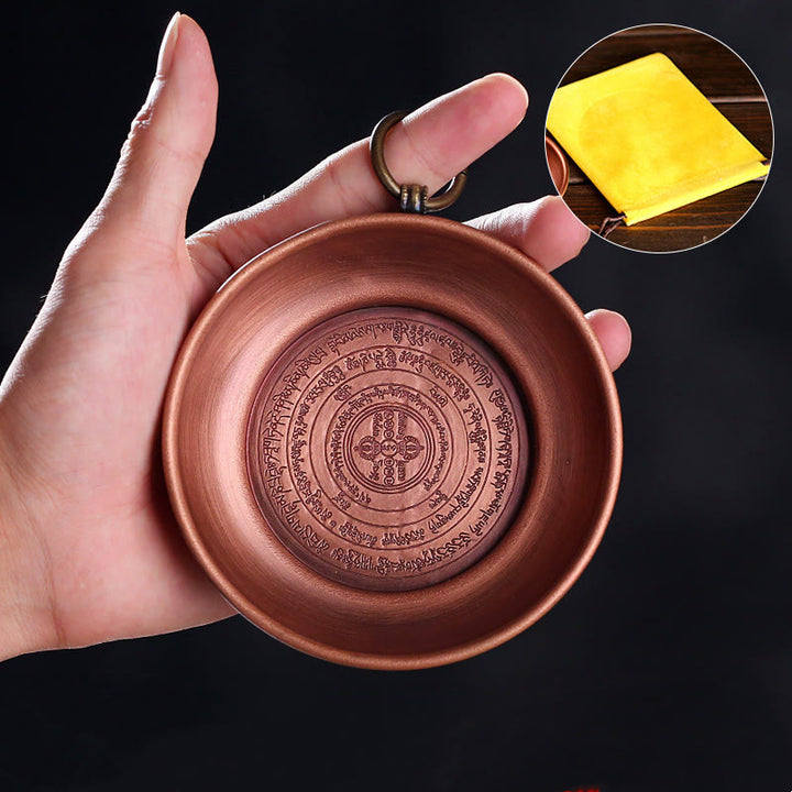 Buddha Stones小型銅製 祈祷用祭壇 携帯用 燃焼ホルダー お香 セージ 燻蒸 儀式用アイテム