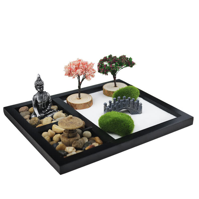 Buddha Stones仏陀のシンボルツリー 風景 瞑想 穏やかな 禅 庭 装飾 - image 1