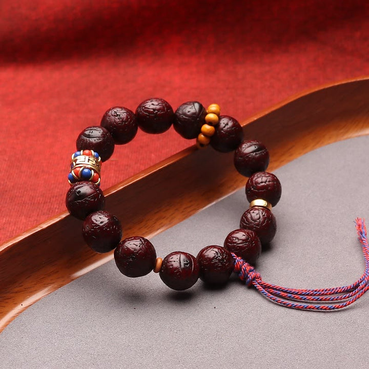 Buddha Stones菩提シードビーズ 平和の静寂 タッセルブレスレット