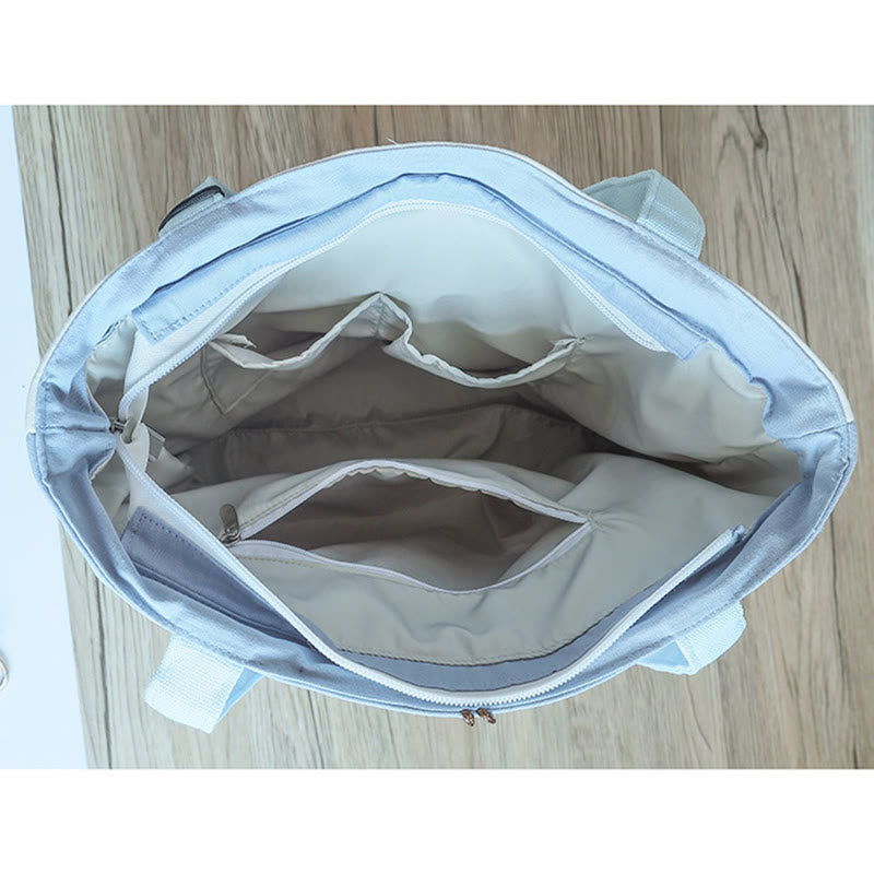 梨花 梅 桃の花 竹刺繍 キャンバス 大容量 ショルダーバッグ トートバッグ - image 24