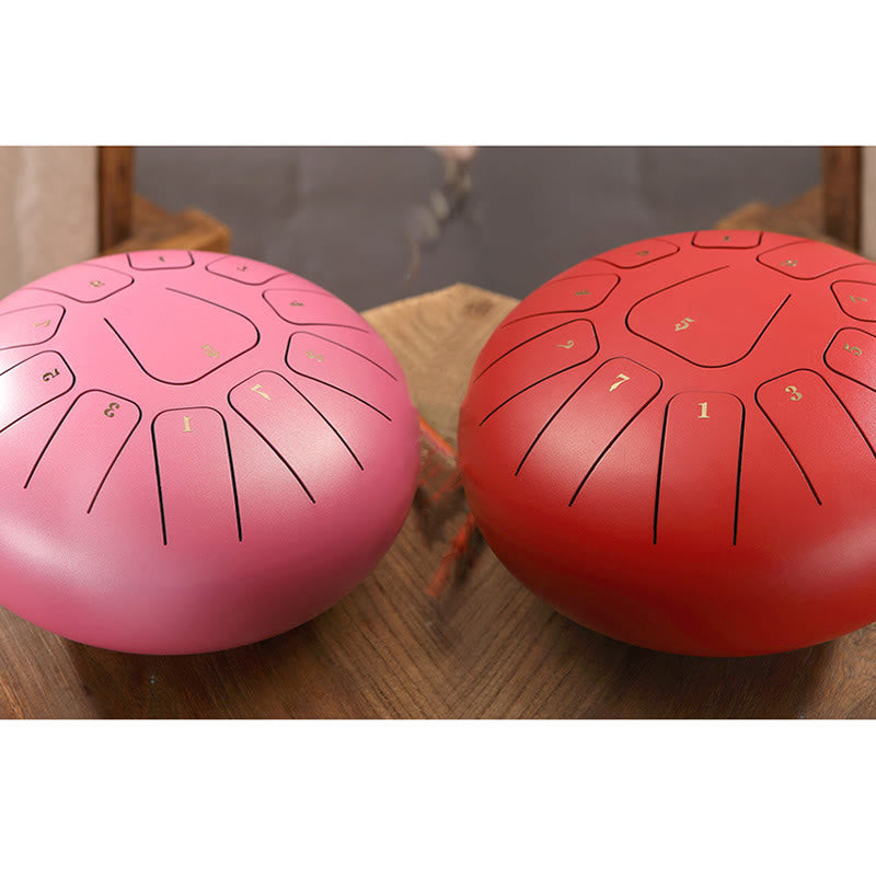 Buddha Stonesスチールタンドラム サウンドヒーリング マインドフルネス瞑想 ヨガドラムキット 11音 8インチ