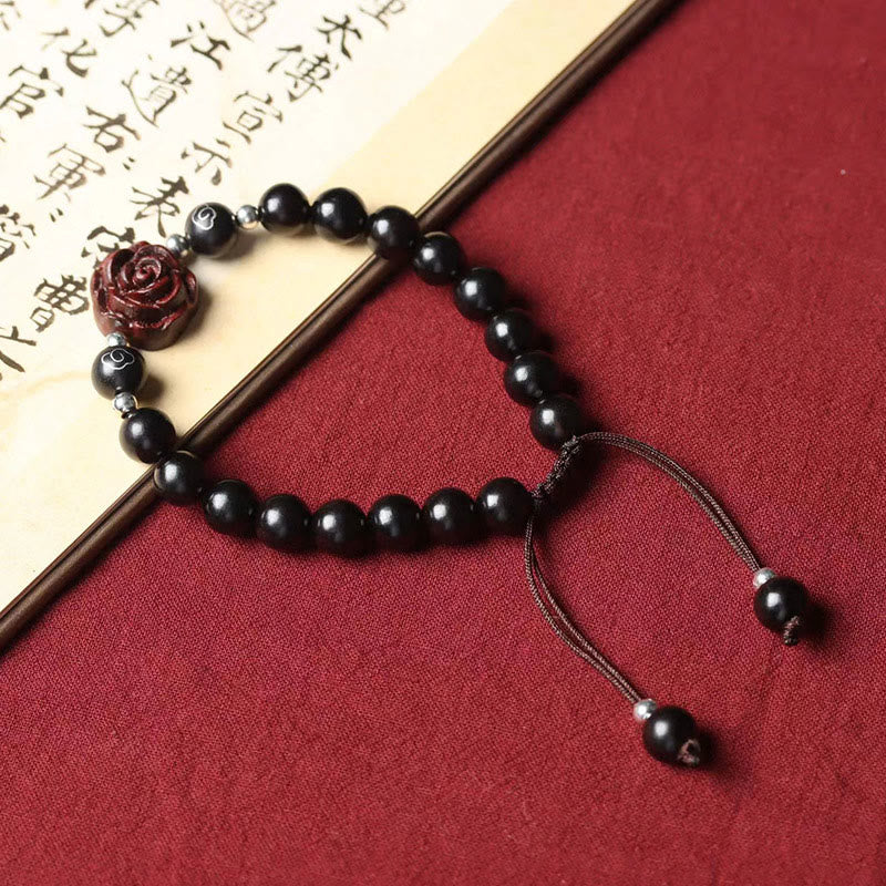 Buddha Stones小葉紫檀スースブレスレット - image 2