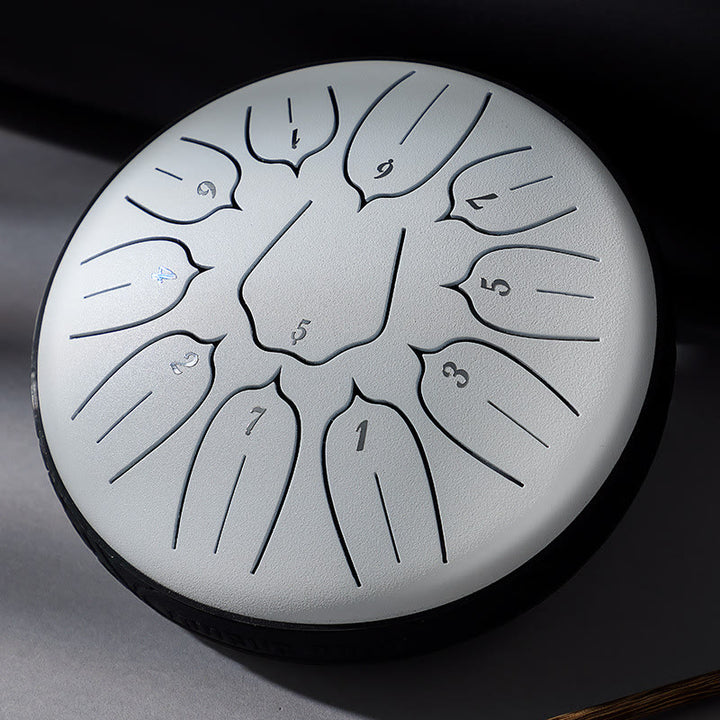 Buddha Stonesスチールタンドラム サウンドヒーリング 瞑想 ヨガ ロータスドラムキット 11音 6インチ
