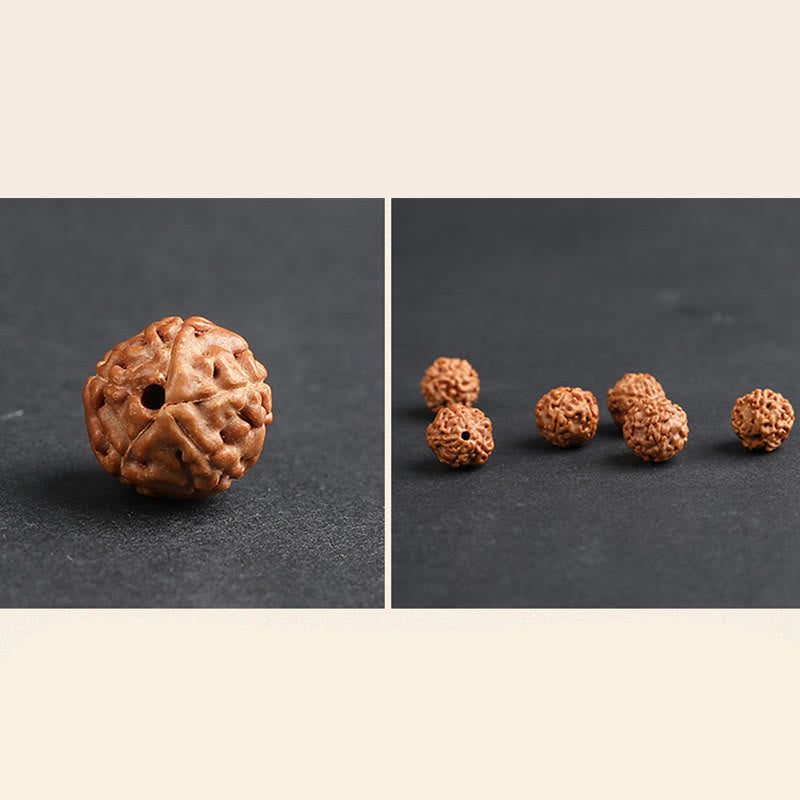 Buddha Stonesチベット ルドラークシャ 菩提樹 貔貅 銅貨 富と幸運ブレスレット