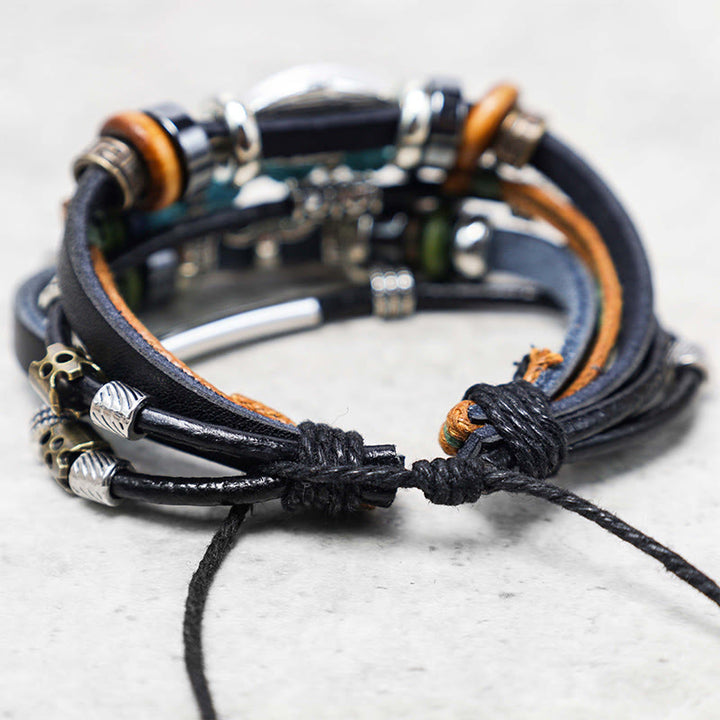 Buddha Stonesチベットターコイズ邪眼浄化ブレスレット