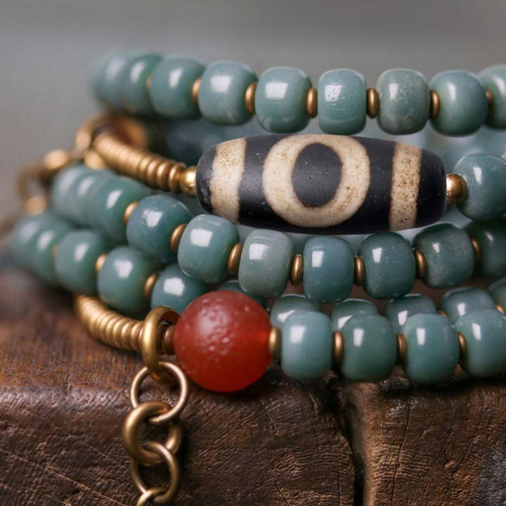 Buddha Stones108 個入りMalaビーズ 菩提樹種 ビーズ 知恵のブレスレット