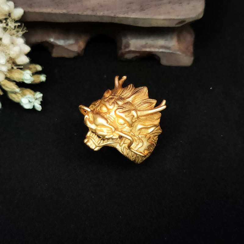 Buddha Stones金龍 幸運 守護 リング