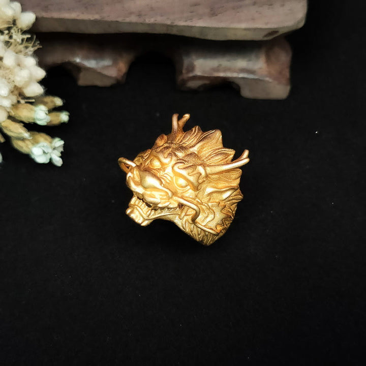 Buddha Stones金龍 幸運 守護 リング