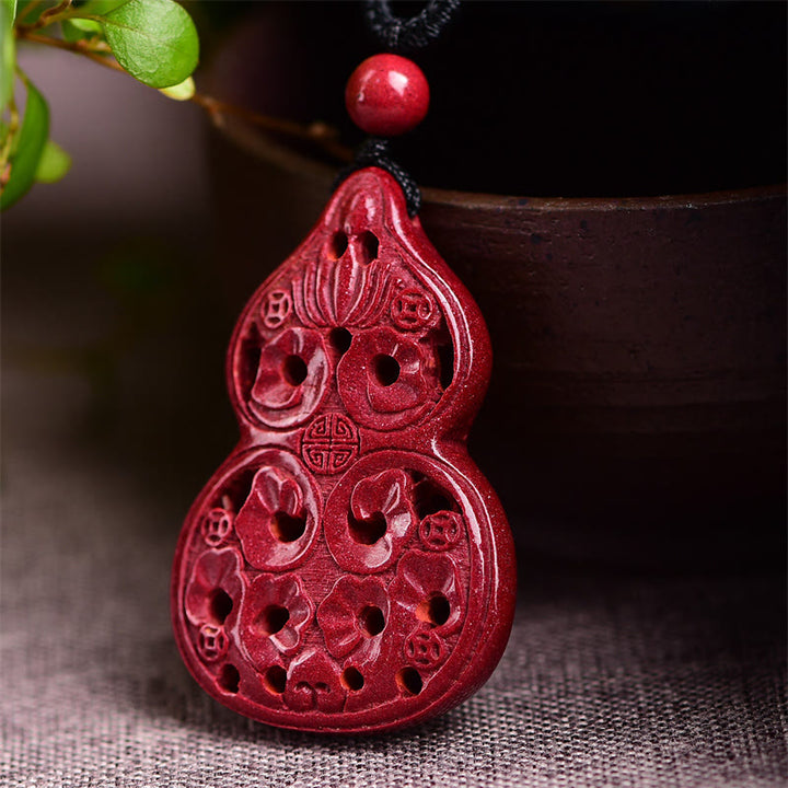 Buddha Stones笑う仏陀 陰陽 十二支 ひょうたん 天然辰砂 祝福ネックレス ペンダント - image 23