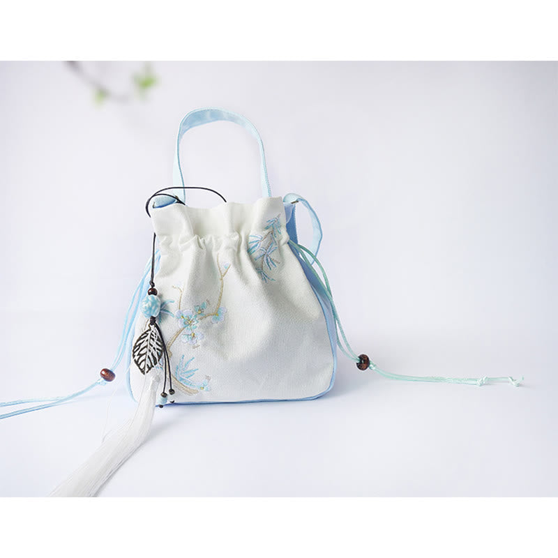Buddha Stonesハンドメイド刺繍花キャンバストートショルダーバッグハンドバッグ - image 30