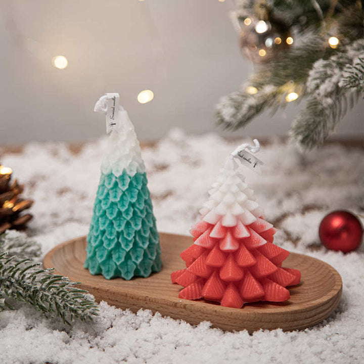 クリスマスツリーの香りのソイワックスキャンドル 家族や友人へのギフト