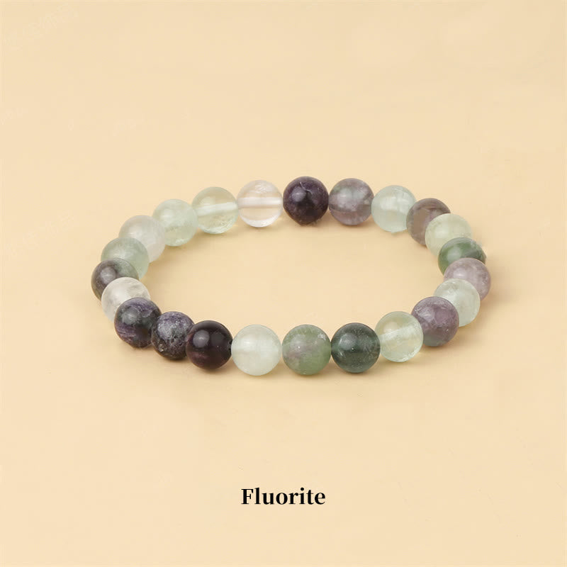 Buddha Stones 天然石クォーツ ヒーリングブレスレット