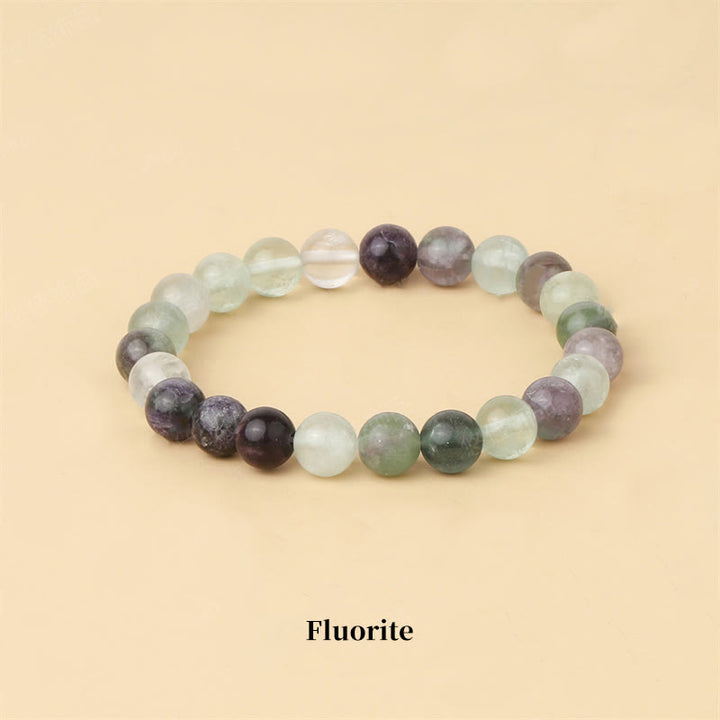 Buddha Stones 天然石クォーツ ヒーリングブレスレット