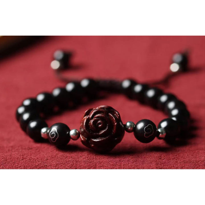 Buddha Stones小葉紫檀スースブレスレット - image 6