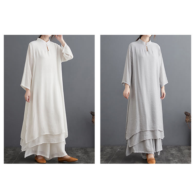 Buddha Stonesシンプルな模様 瞑想 祈り スピリチュアル 禅 ヨガウェア レディースセット - image 26