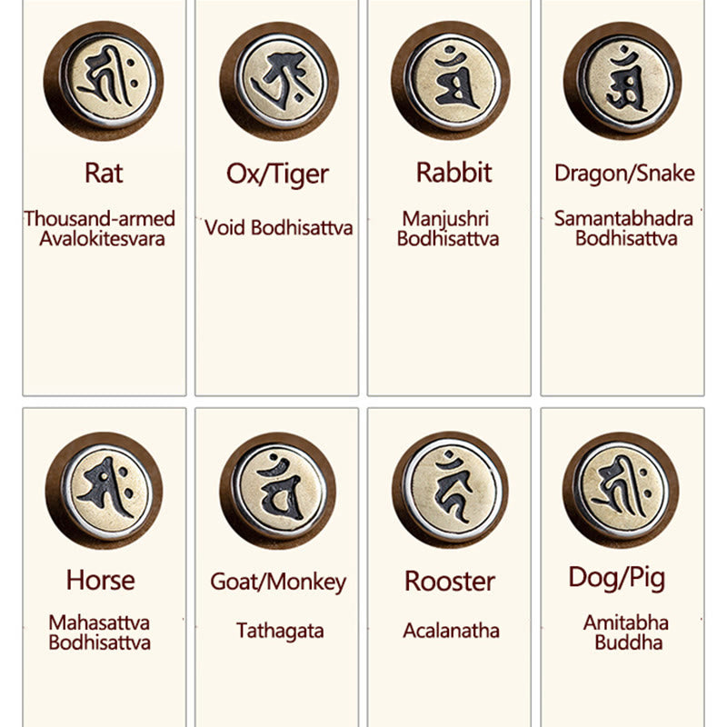 Buddha Stones925 スターリングシルバー ハンドメイド十二支誕生仏シアン 菩提樹 種子保護 編み込み赤紐ブレスレット - image 15