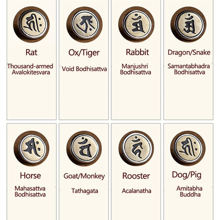 Buddha Stones925 スターリングシルバー ハンドメイド十二支誕生仏シアン 菩提樹 種子保護 編み込み赤紐ブレスレット - image 15