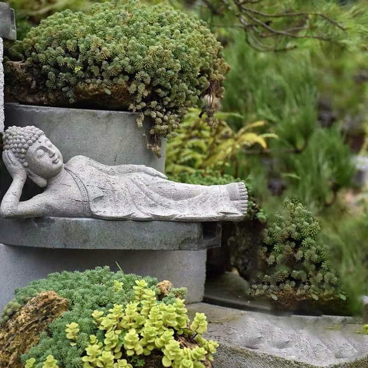 Buddha Stonesチベット瞑想 仏陀の祝福 慈悲 静寂 家の装飾 - 横たわる仏陀 - image 9