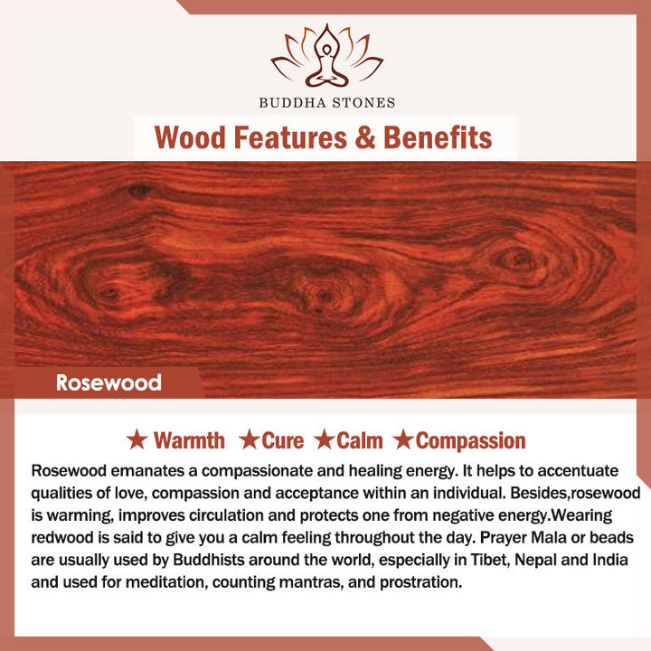 Buddha Stonesチベットローズウッド温もりブレスレット（ランダムタイプ） - image 7