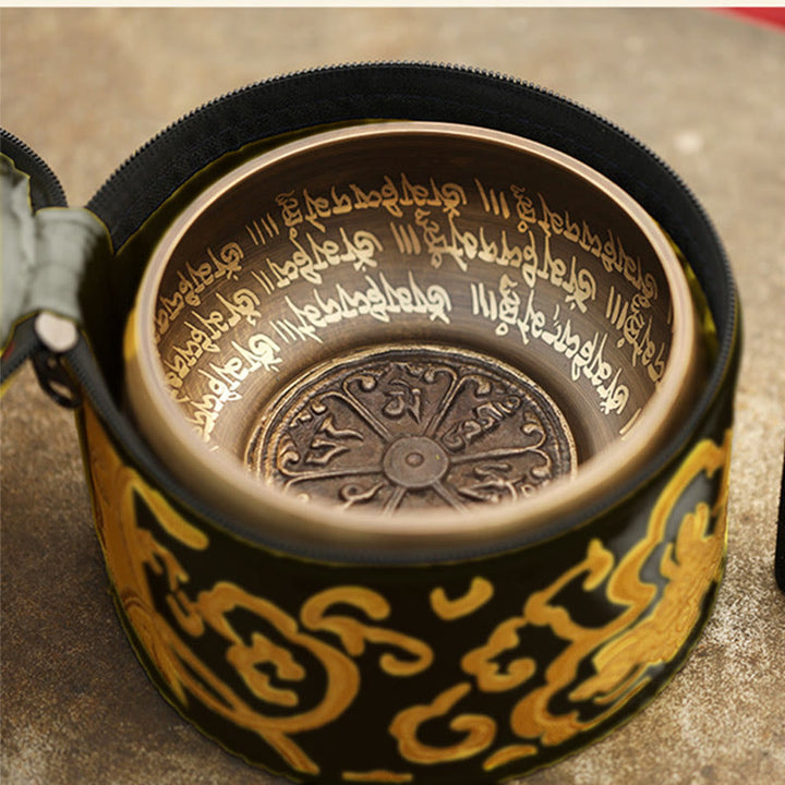 Buddha Stones チベット瞑想用サウンドボウル　ヒーリングとマインドフルネスのための手作りシンギングボウルセット - image 5