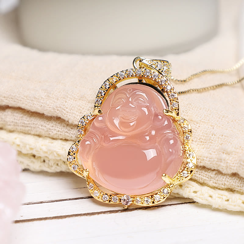 Buddha Stones ラッキースマイル仏様ネックレス／幸運お守り - image 15