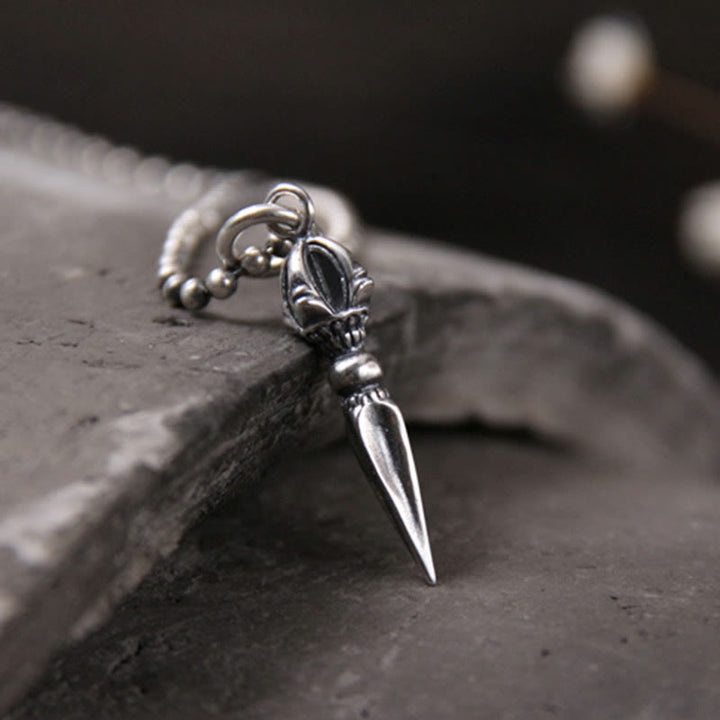 Buddha Stones925 スターリングシルバー ドルジェ ヴァジュラ スピリチュアルパワー 強さ ネックレス ペンダント