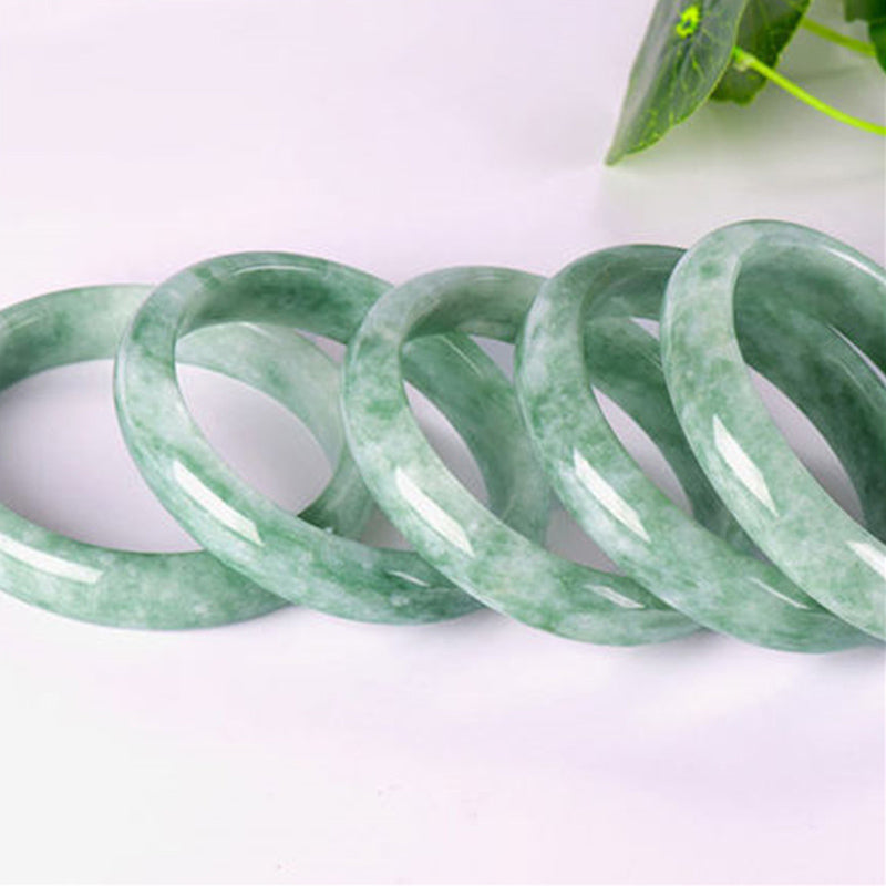 Buddha Stones天然翡翠繁栄のバングルブレスレット - image 3
