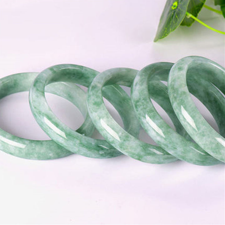 Buddha Stones天然翡翠繁栄のバングルブレスレット - image 3