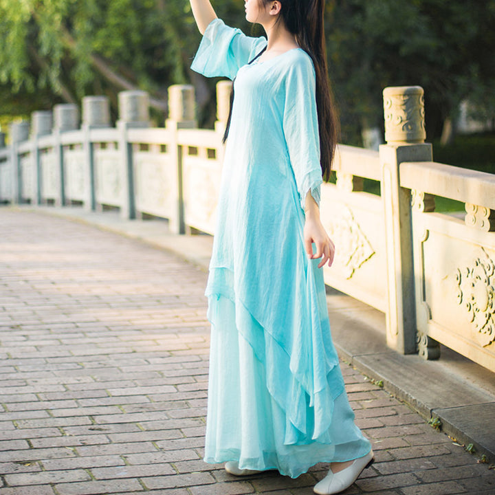 Buddha Stones3点セット ヨガ シフォン 服 ユニフォーム 瞑想 禅 練習 レディース セット