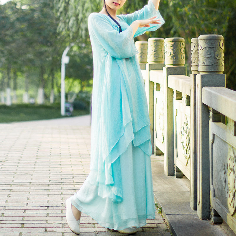 Buddha Stones3点セット ヨガ シフォン 服 ユニフォーム 瞑想 禅 練習 レディース セット